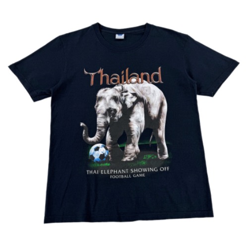 90s 타일랜드 3D 엘리펀트 티셔츠 (S)